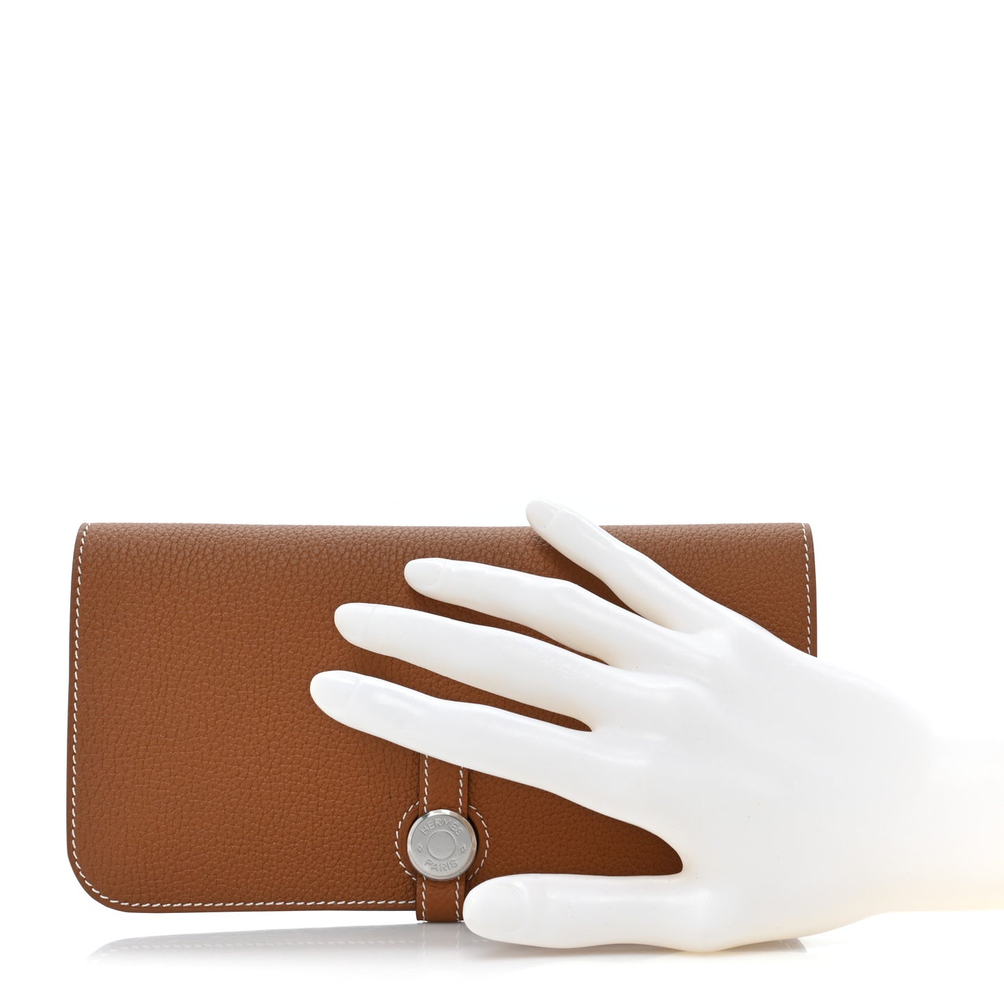 Togo Dogon Recto Verso Wallet Gold