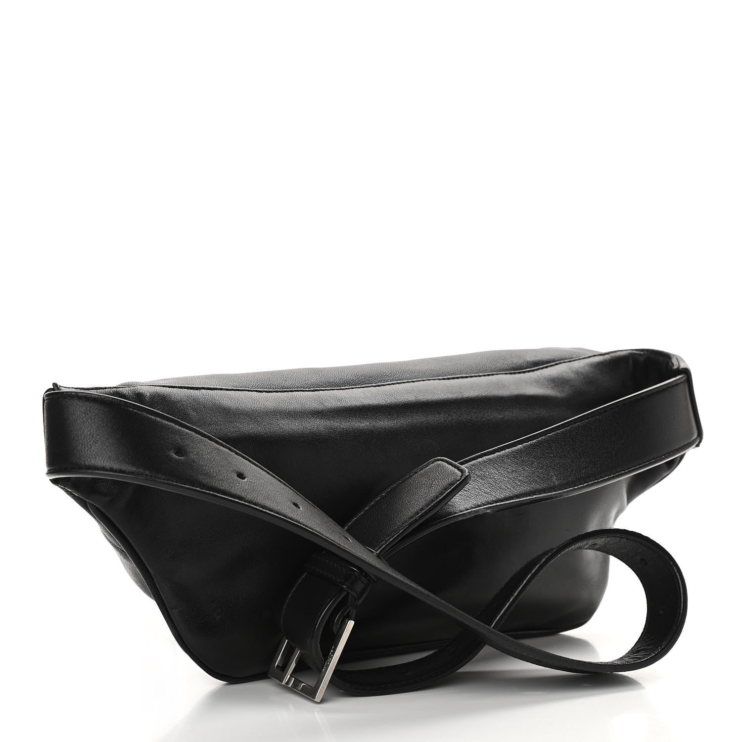 Saint Laurent Calfskin Monogram Belt Bag Black 3 of 11