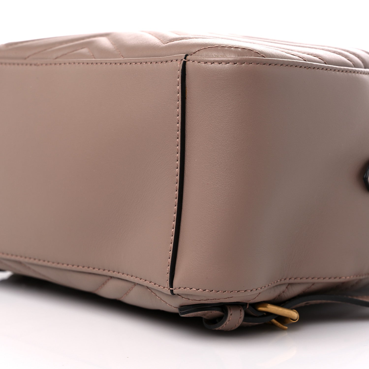 Gucci Calfskin Matelasse GG Marmont Backpack Porcelain Rose 9 of 11