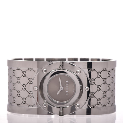 Gucci Stainless Steel 33mm Twirl Quartz Watch Brown 3 of 6