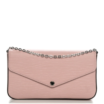 Louis Vuitton Epi Pochette Felicie Rose Ballerine 1 of 10