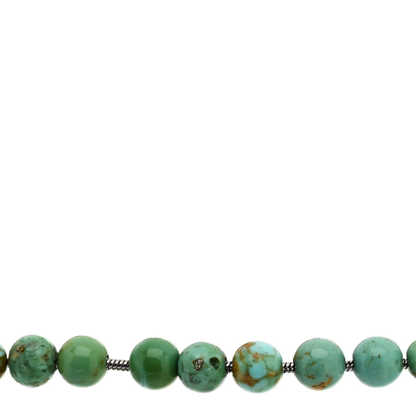 Sterling Silver Turquoise 4mm Spiritual Beads Bracelet