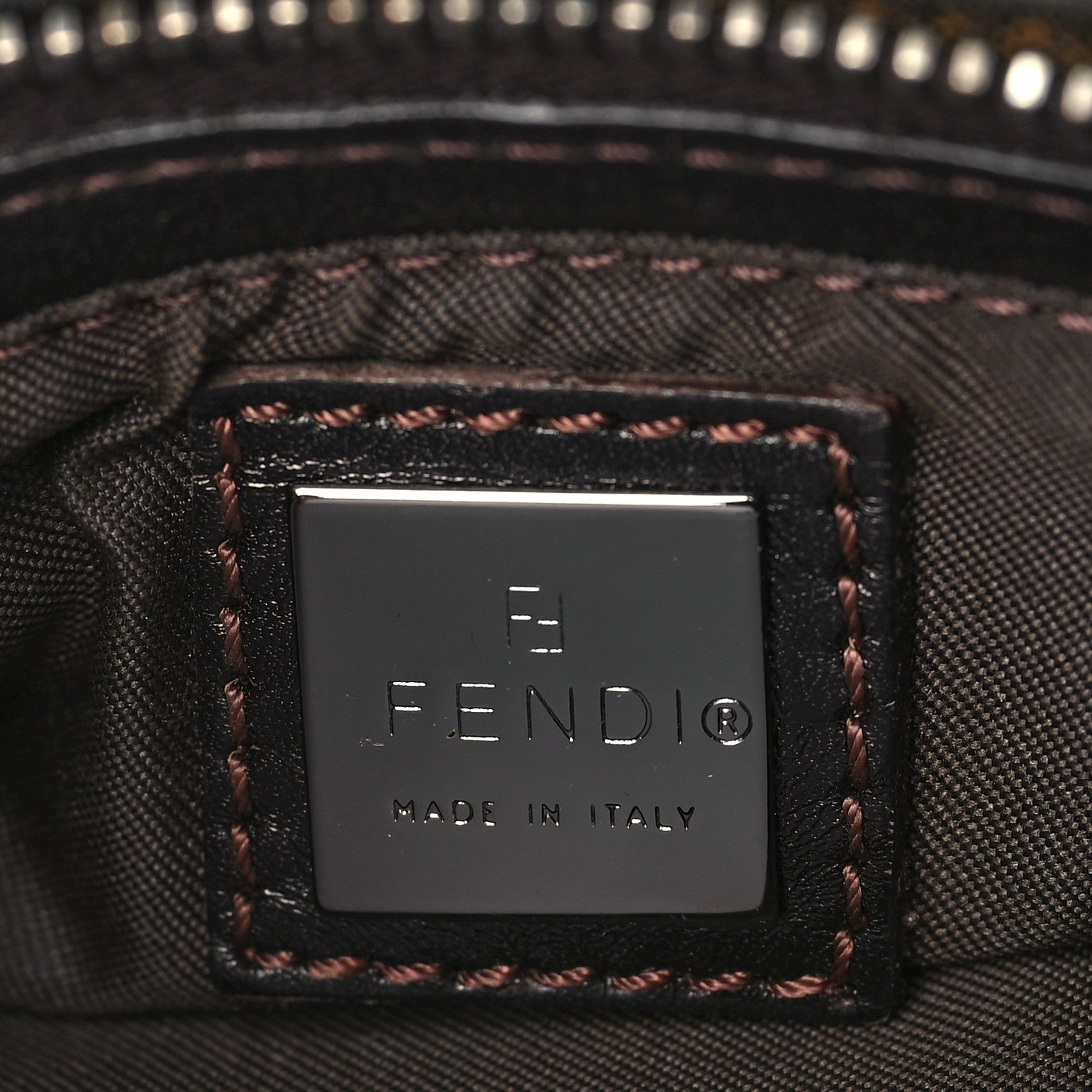 Fendi Zucca Pochette Tobacco 5 of 7