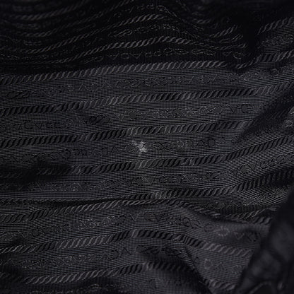 Prada Tessuto Nylon Tassel Duffel Bag Black 9 of 12