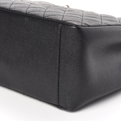 Chanel Caviar Quilted Grand Shopping Tote GST Black 9 of 10