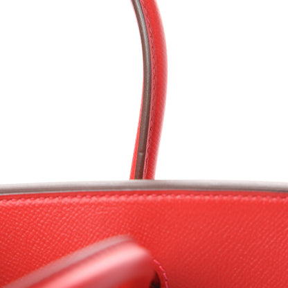 Hermes Epsom Birkin 30 Rouge Casaque 11 of 12