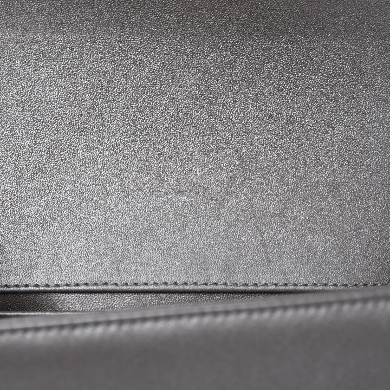 Chanel Galuchat Stingray Small Boy Flap Silver 6 of 16