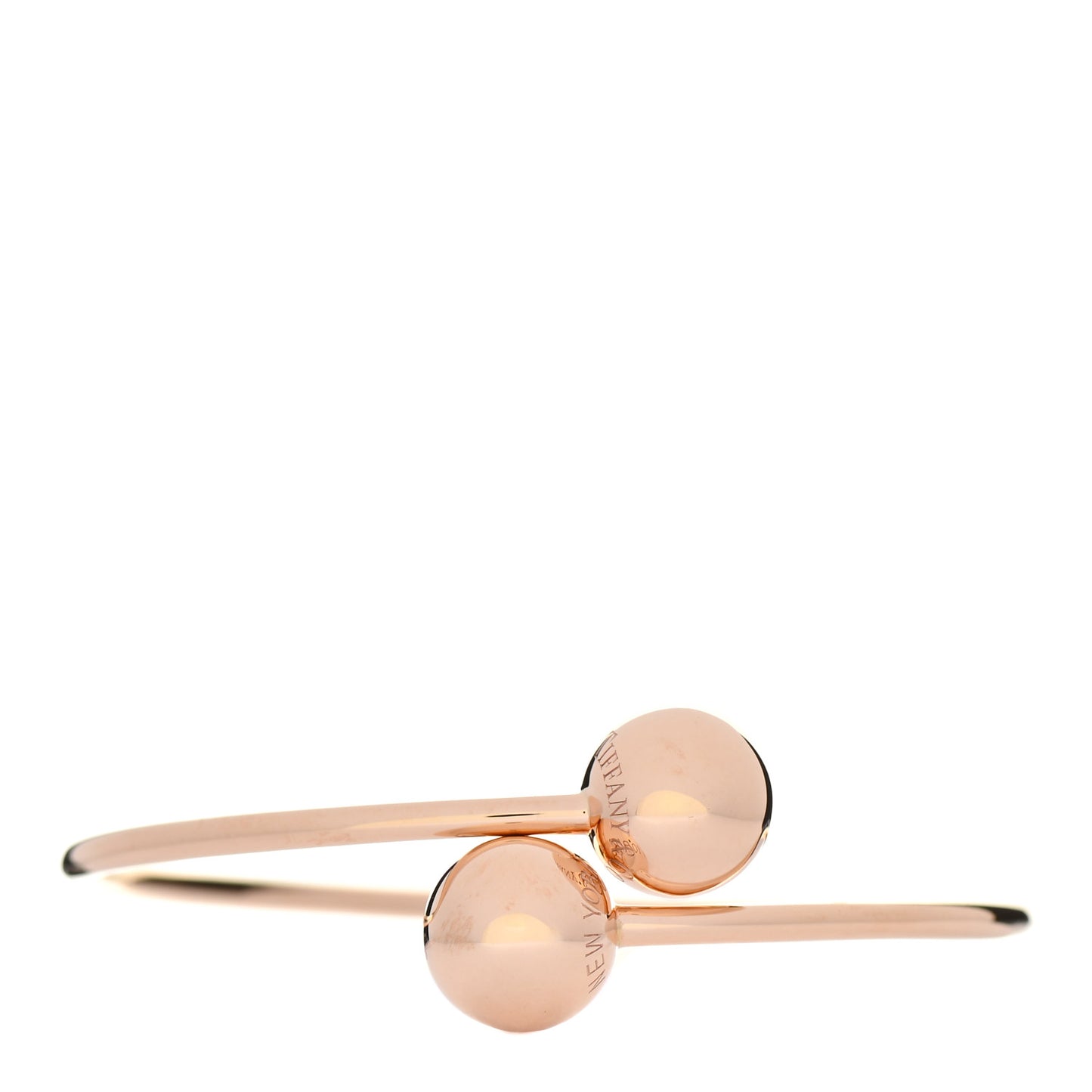 18K Rose Gold 11mm HardWear Ball Bypass Bracelet