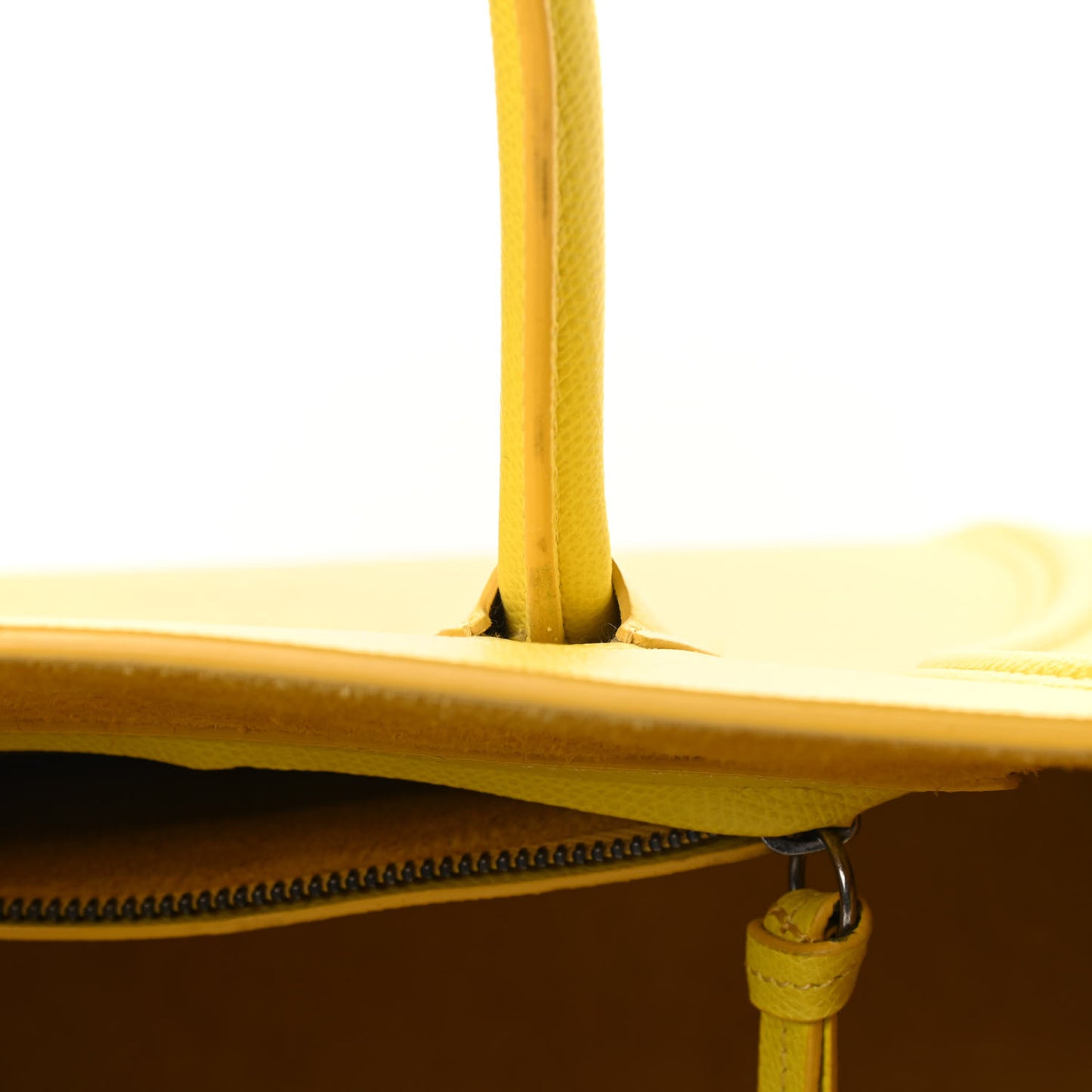 Grained Calfskin Medium Phantom Luggage Yellow