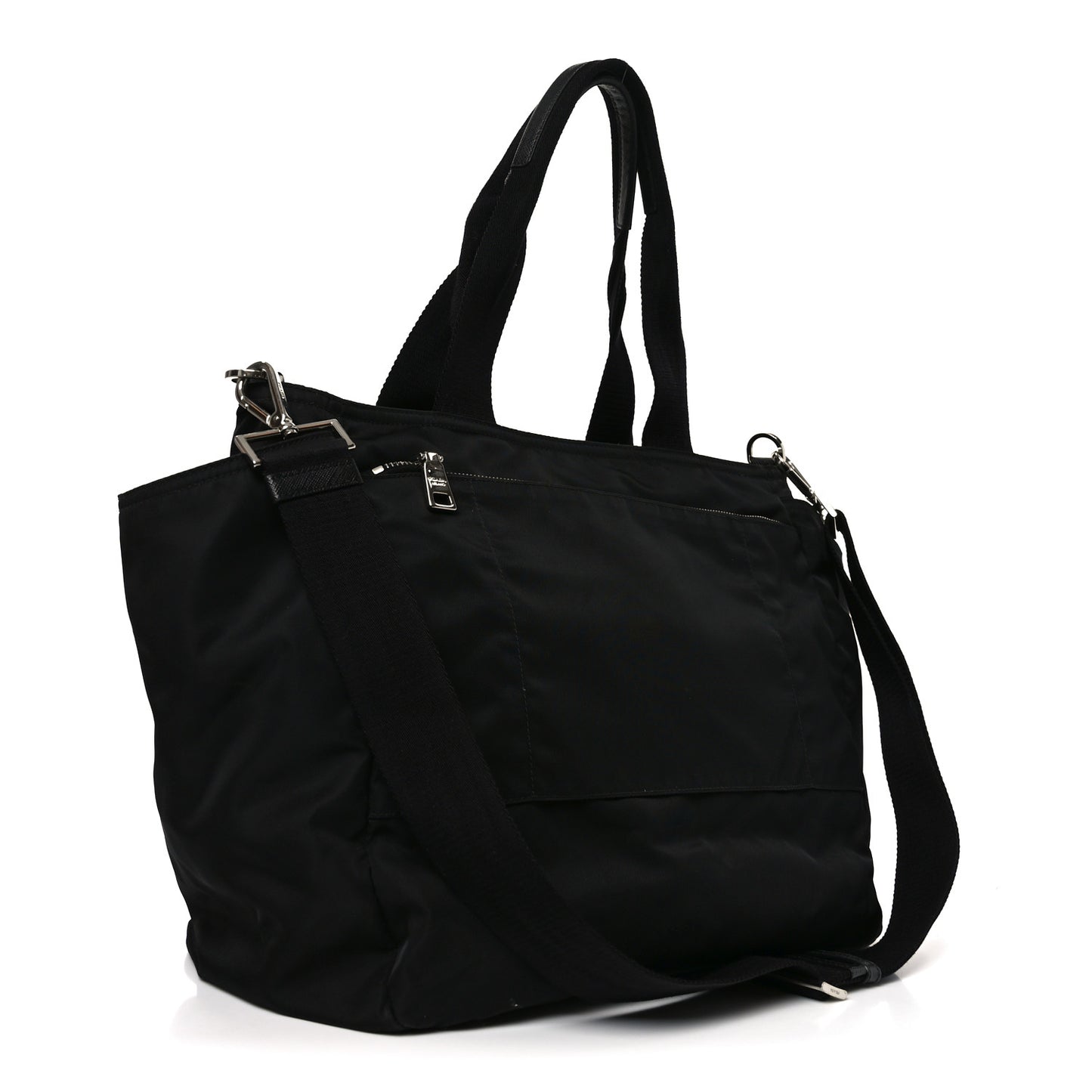 Nylon Vela Baby Bag Black
