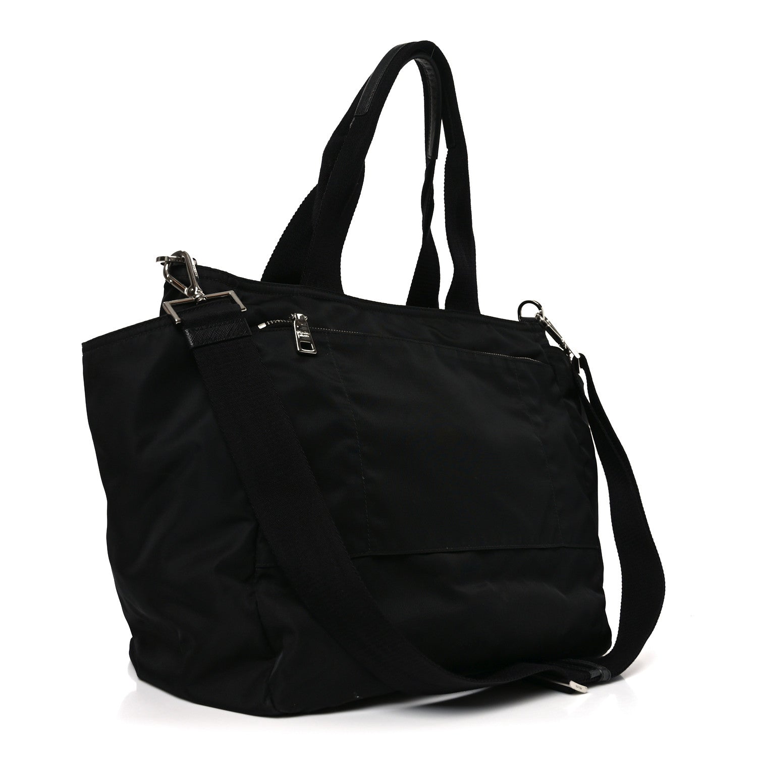 Prada Nylon Vela Baby Bag Black 3 of 9