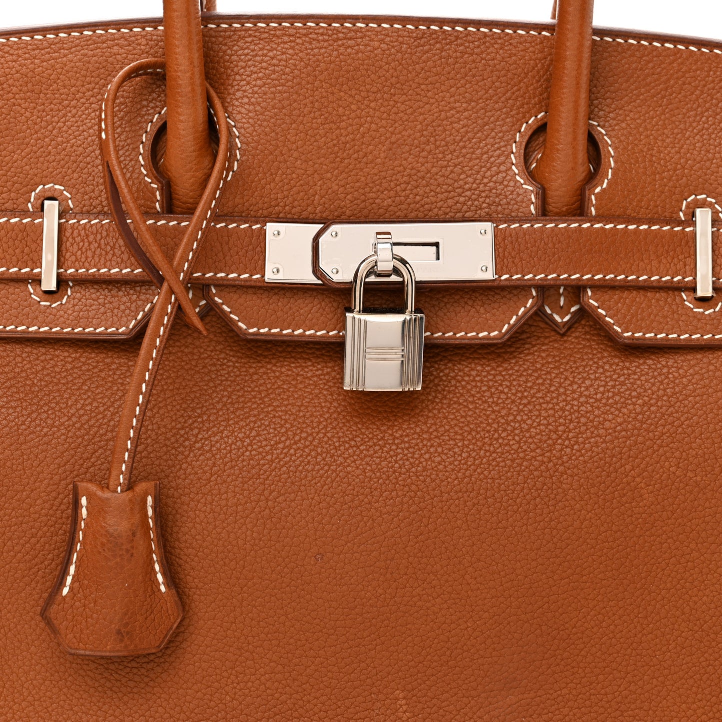 Natural Barenia Faubourg Birkin 30 Fauve