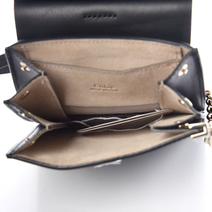 Chloe Suede Calfskin Mini Faye Bracelet Bag Black 5 of 15