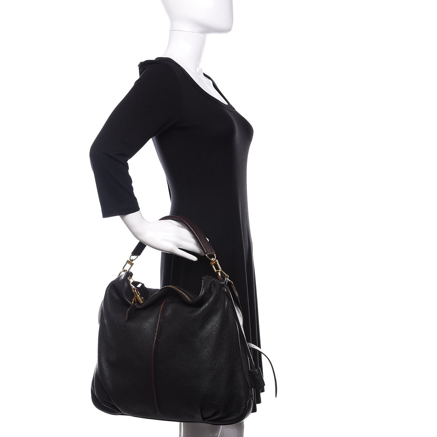 Louis Vuitton Mahina Selene PM Black 3 of 9