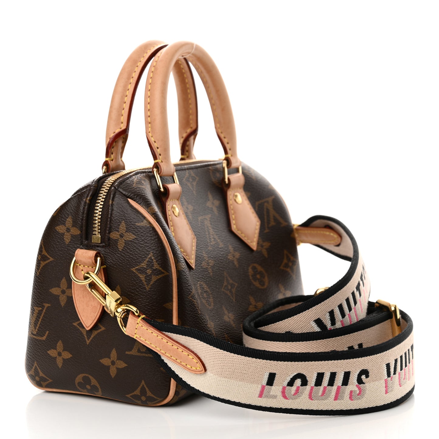 Monogram Speedy Bandouliere 20 Black