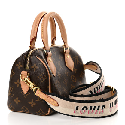 Louis Vuitton Monogram Speedy Bandouliere 20 Black 3 of 10