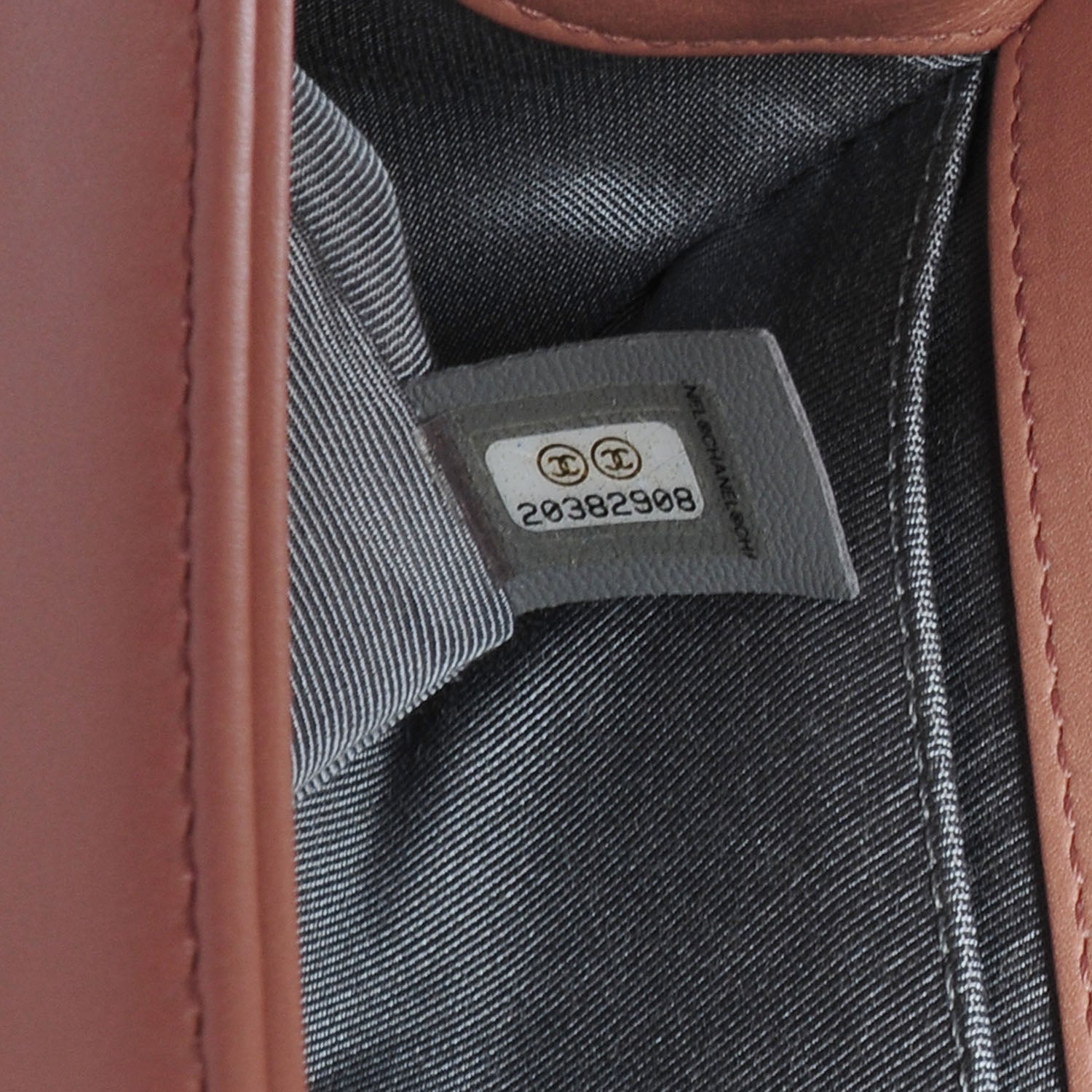 Chanel Metallic Calfskin Quilted Medium Boy Flap Pink 9 of 9