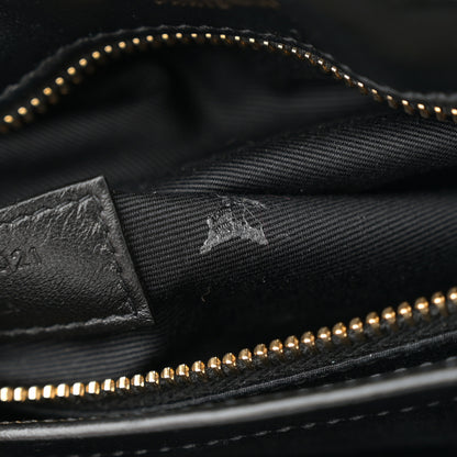 Saint Laurent Calfskin Y Quilted Monogram Toy Loulou Crossbody Bag Black 11 of 12