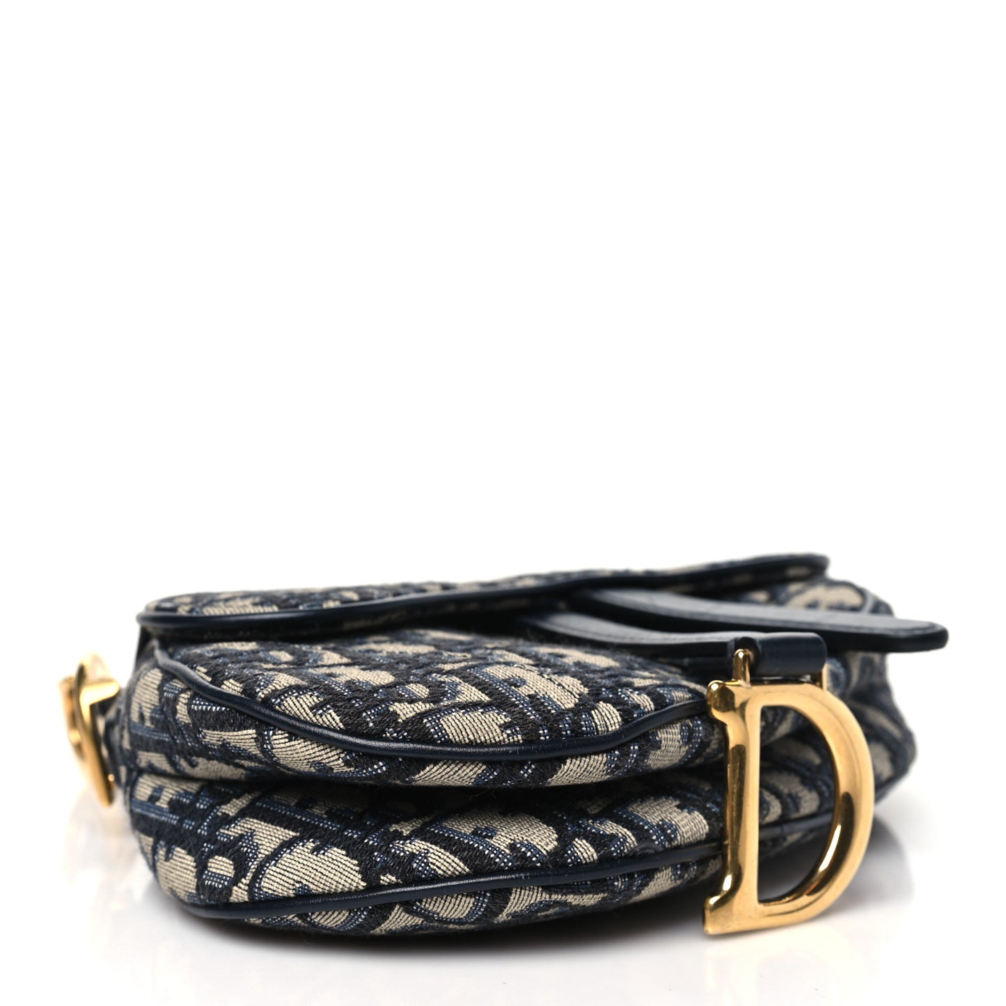 Oblique Mini Saddle Bag Blue