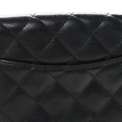 Chanel Lambskin Quilted Wallet On Chain WOC Black 14 of 14