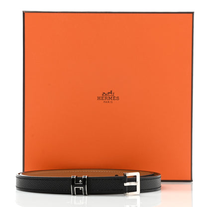 Hermes Epsom 15mm Pop H Belt 80 Black 7 of 7
