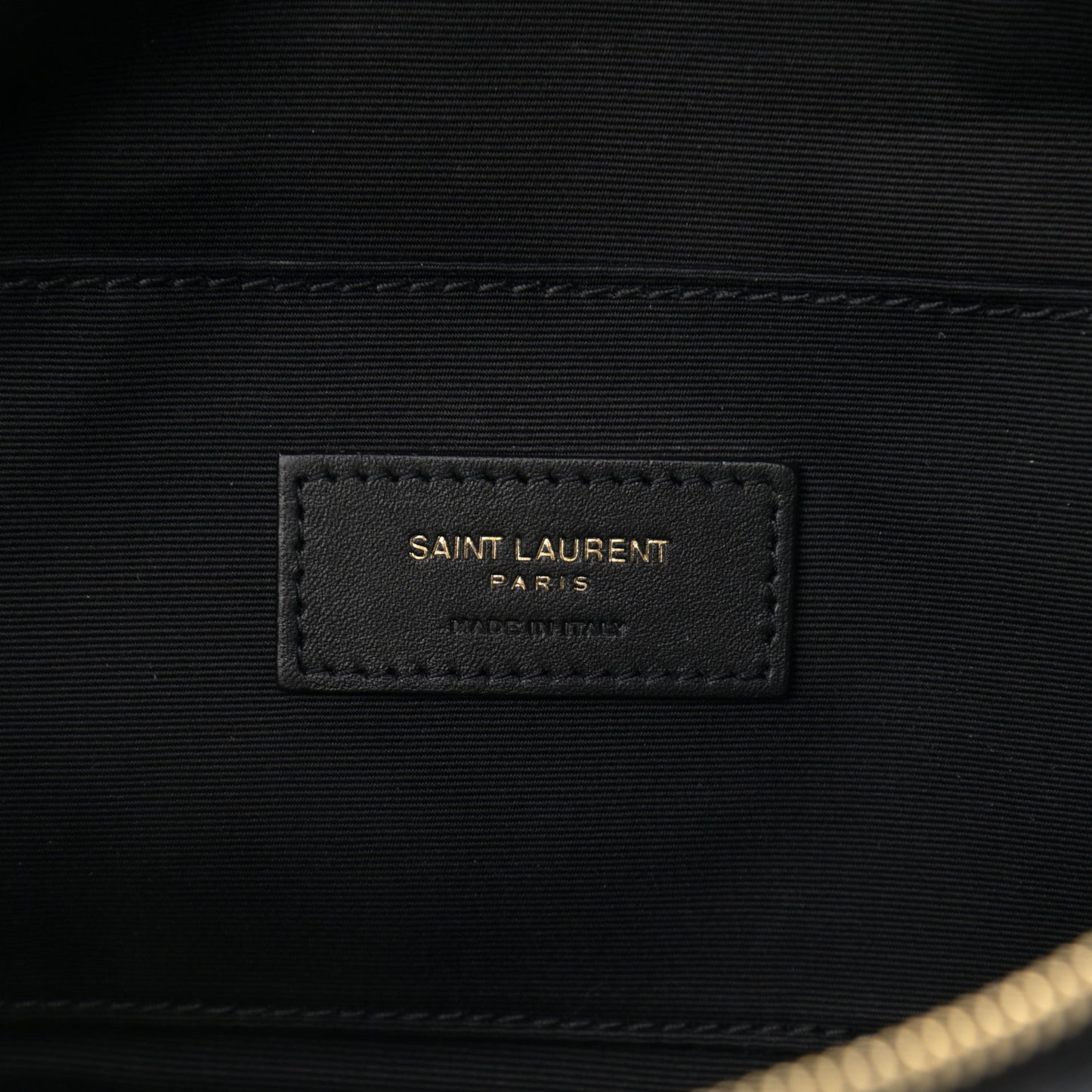 Grain De Poudre Monogram Belt Bag Black