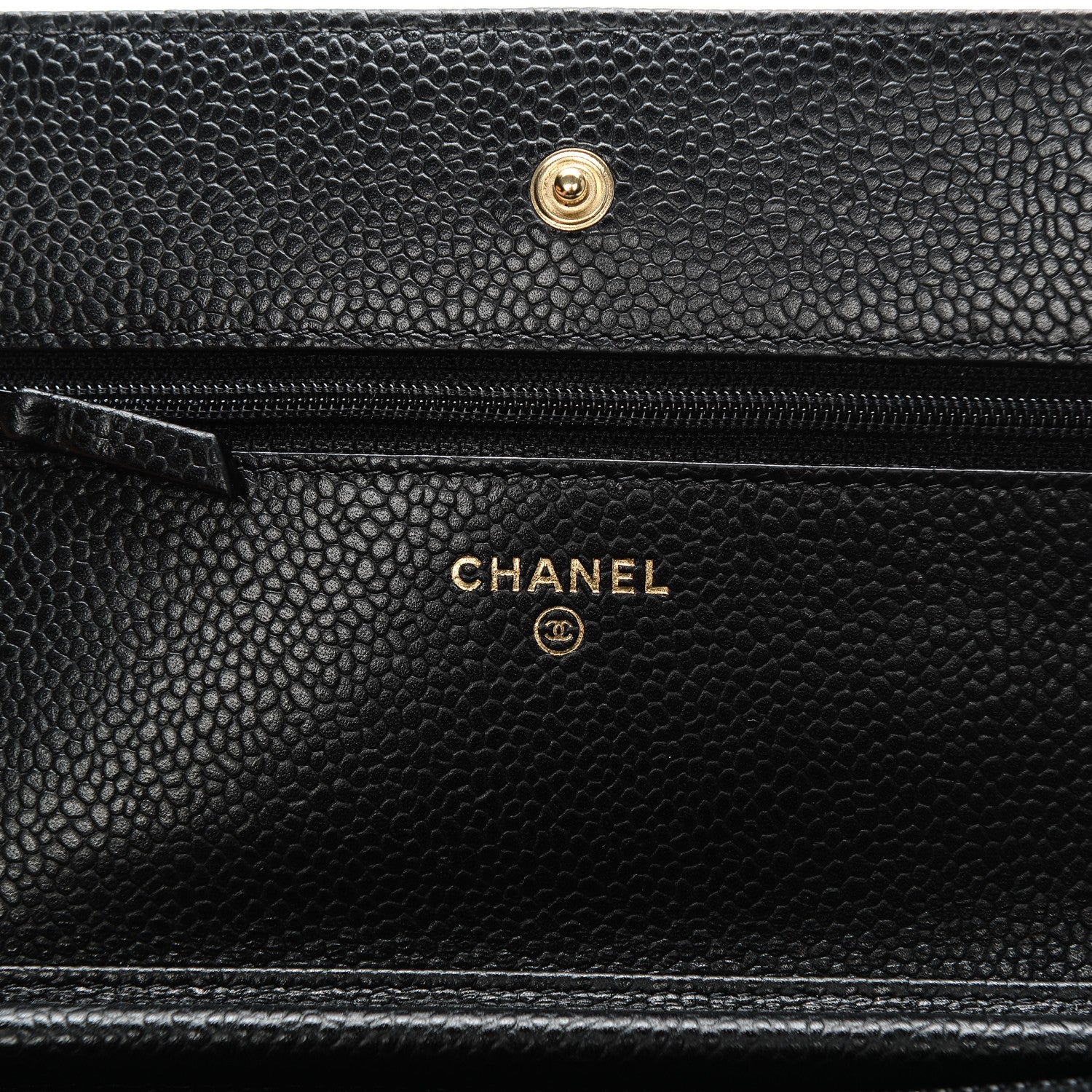 Chanel Caviar Quilted Wallet On Chain WOC Black 6 of 18