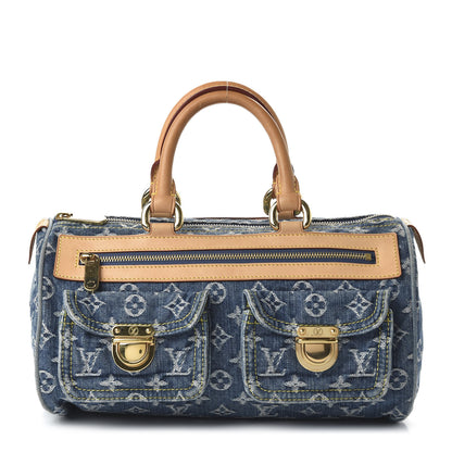 Louis Vuitton Monogram Denim Neo Speedy Blue 1 of 9