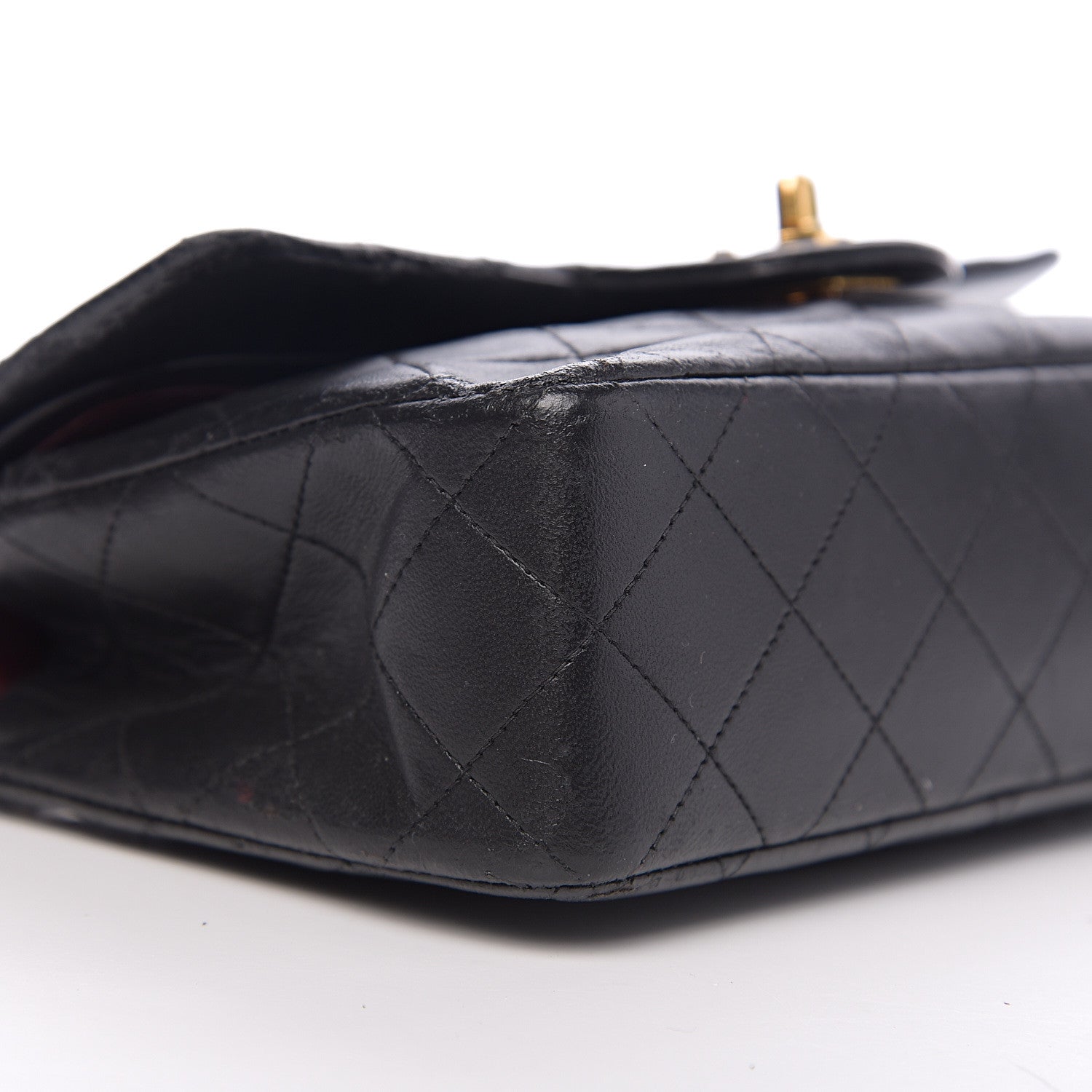 Chanel Lambskin Quilted Small Double Flap Black 17 of 18