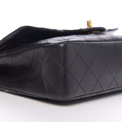 Chanel Lambskin Quilted Small Double Flap Black 17 of 18
