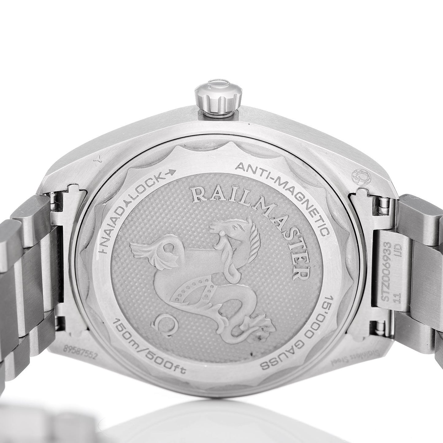 Stainless Steel 40mm Railmaster Co-Axial Chronometer Automatic Watch Black 220.10.40.20.01.001