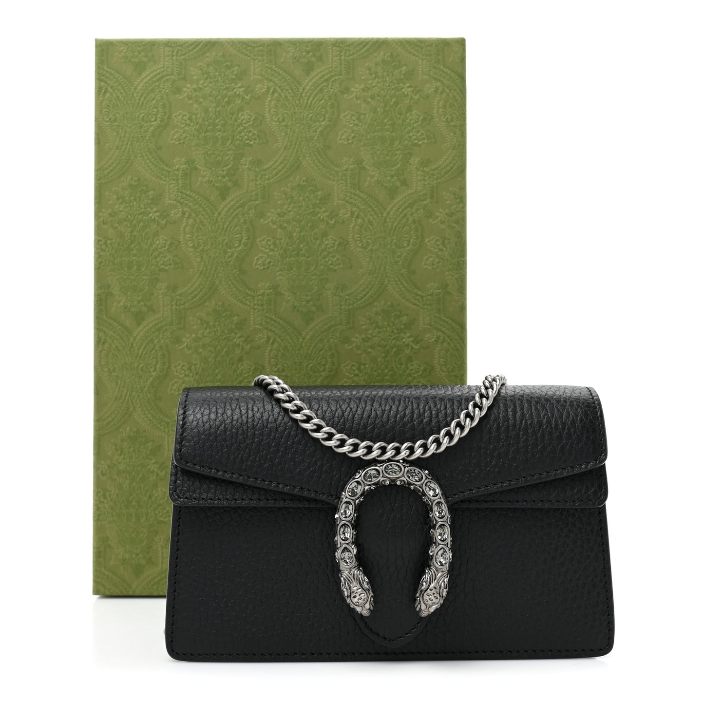 Calfskin Super Mini Dionysus Shoulder Bag Black
