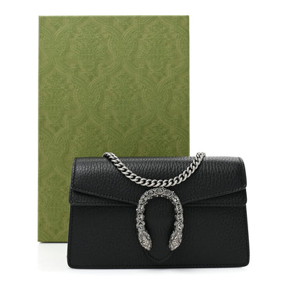 Gucci Calfskin Super Mini Dionysus Shoulder Bag Black 11 of 11