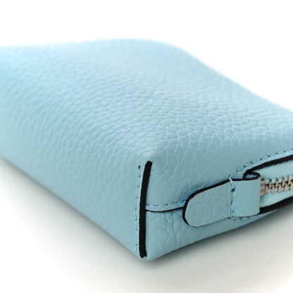 Christian Dior Bullcalf Diorissimo Coin Purse Light Blue 10 of 11