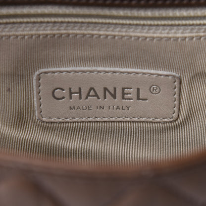 Chanel Washed Lambskin Quilted Maxi Chain Around Flap Taupe 5 of 10