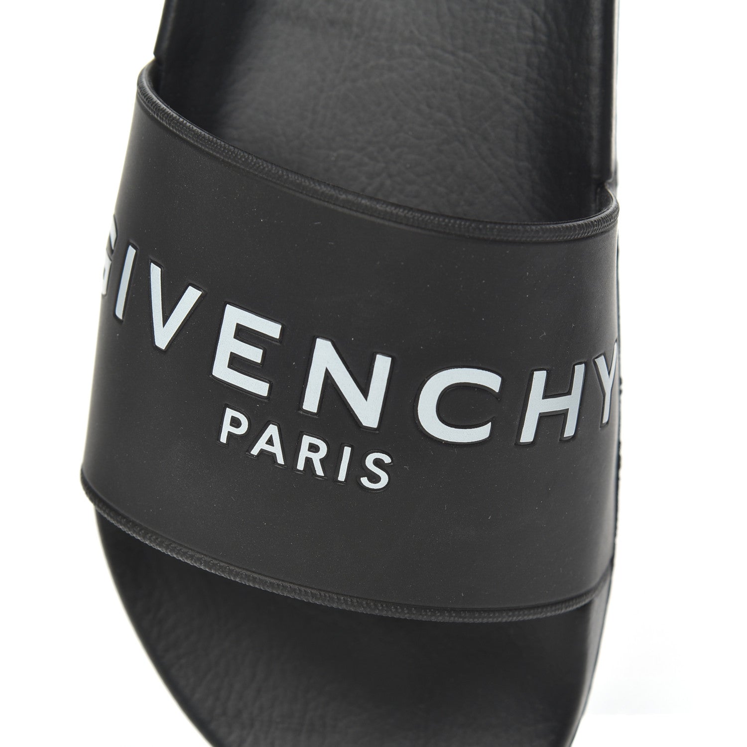 Givenchy Rubber Logo Mens Pool Slide Sandals 41 Black 6 of 9