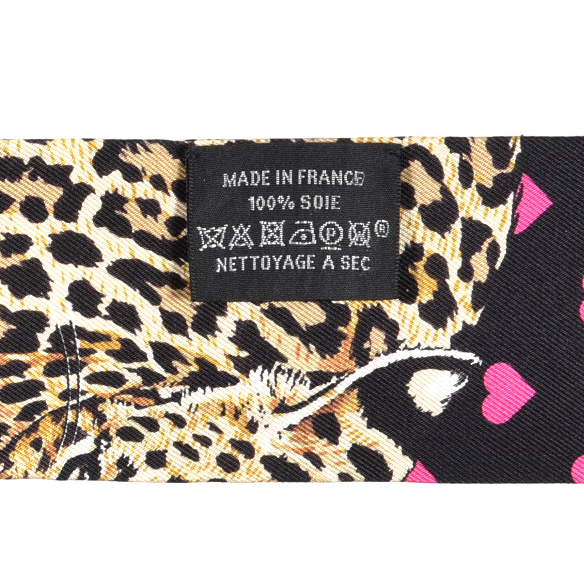 Hermes Silk Jungle Love Love Twilly Black Vert Rose Vif 4 of 4