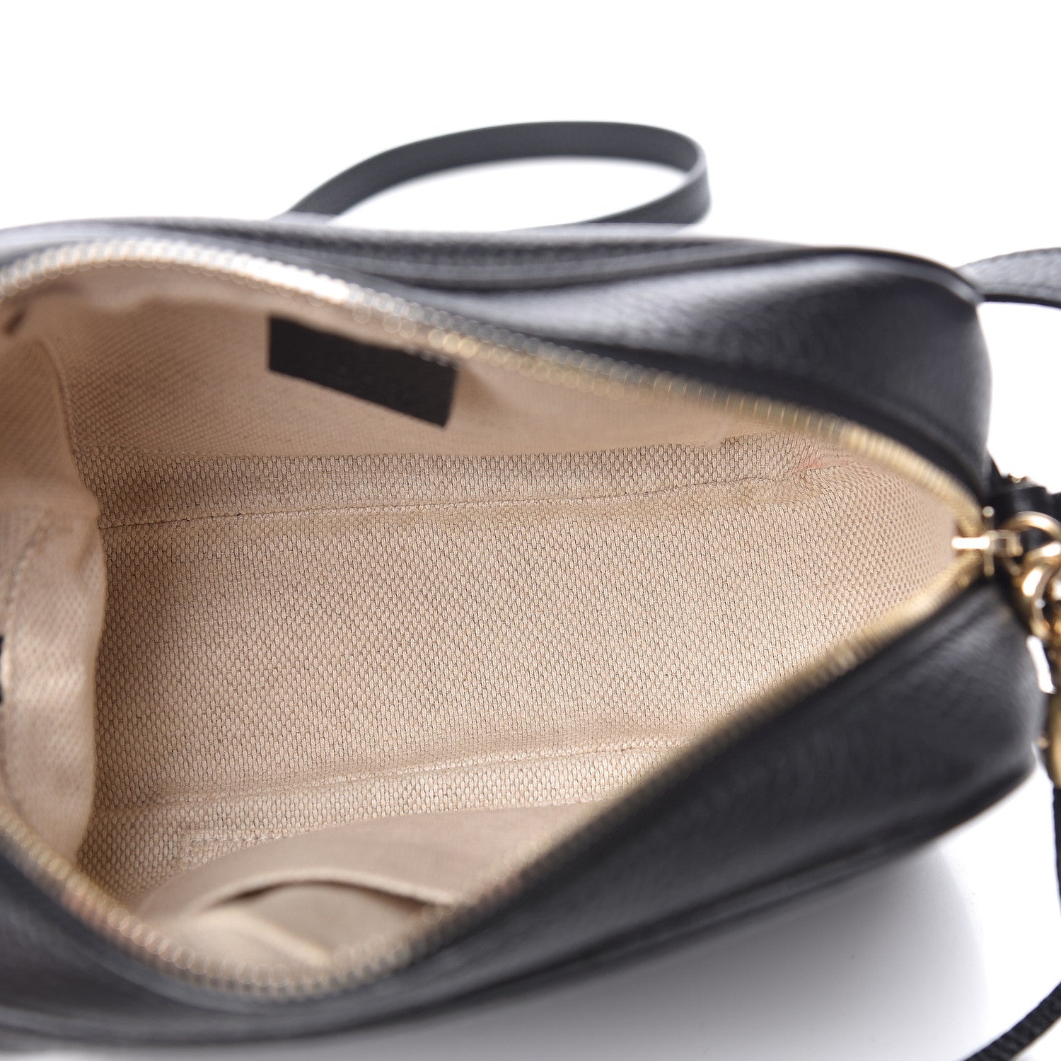 Gucci Pebbled Calfskin Small Soho Disco Bag Black 5 of 10