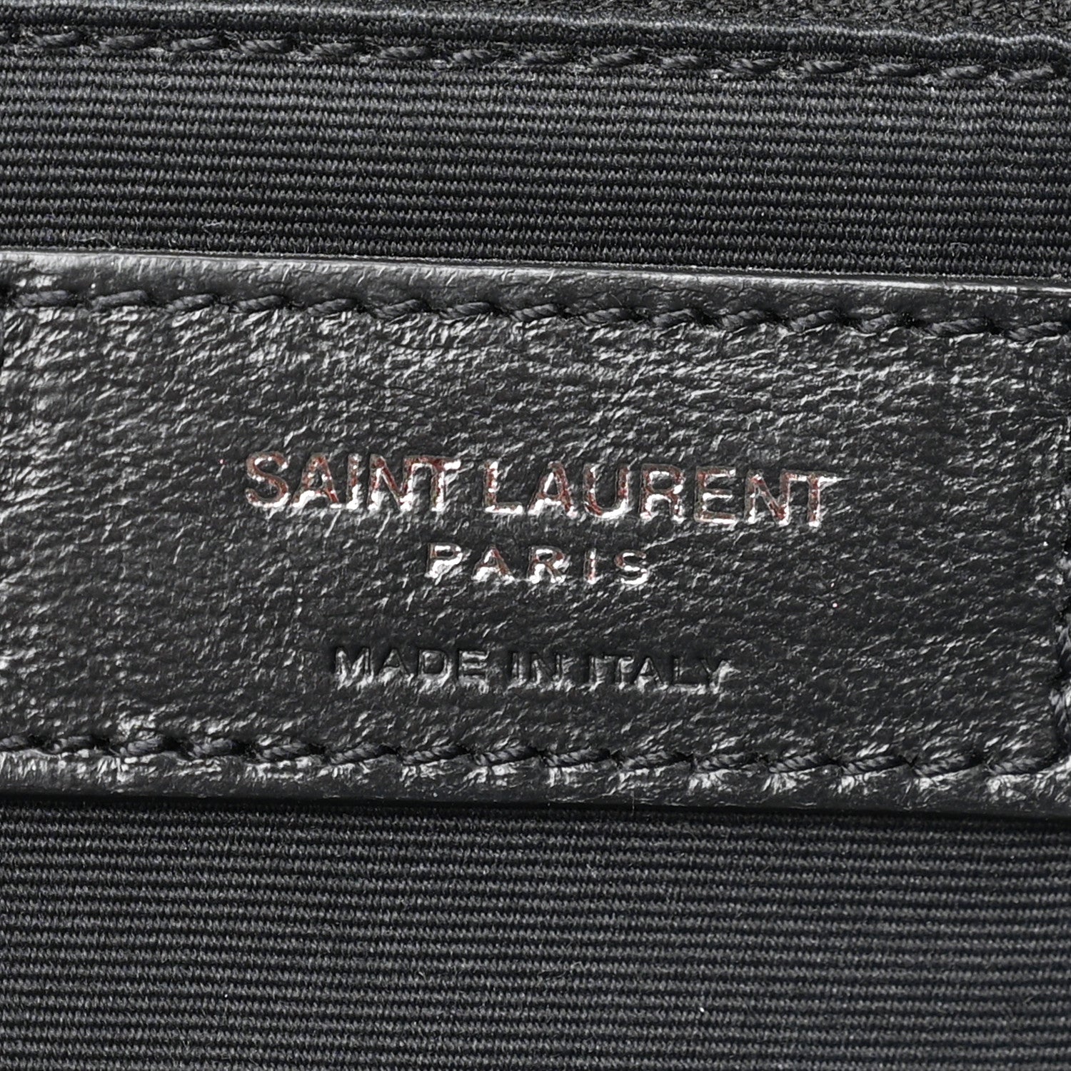 Saint Laurent Crinkled Calfskin Matelasse Monogram Large Niki Chain Satchel Black 6 of 11