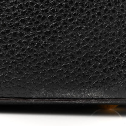 Louis Vuitton Taurillon Capucines MM Black Fuchsia 15 of 16