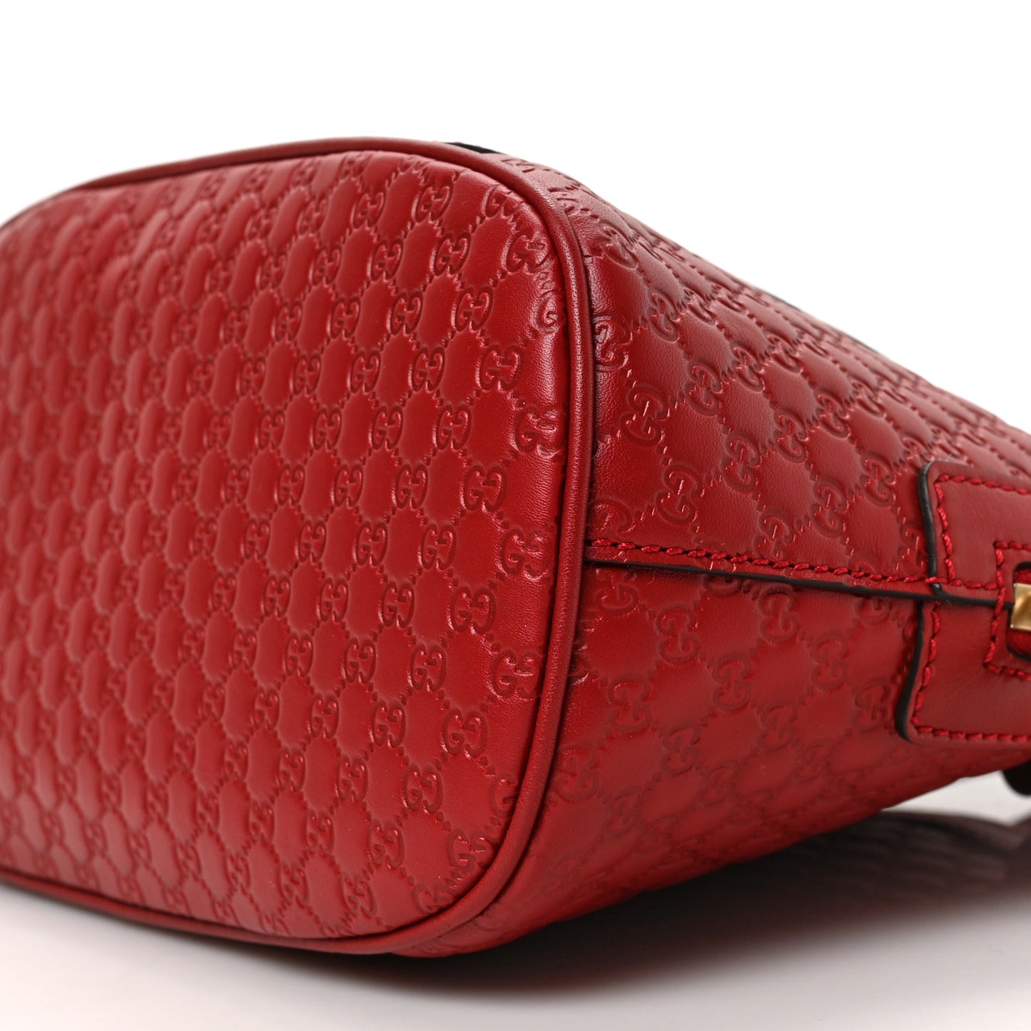 Soft Microguccissima Mini Dome Bag Rosso
