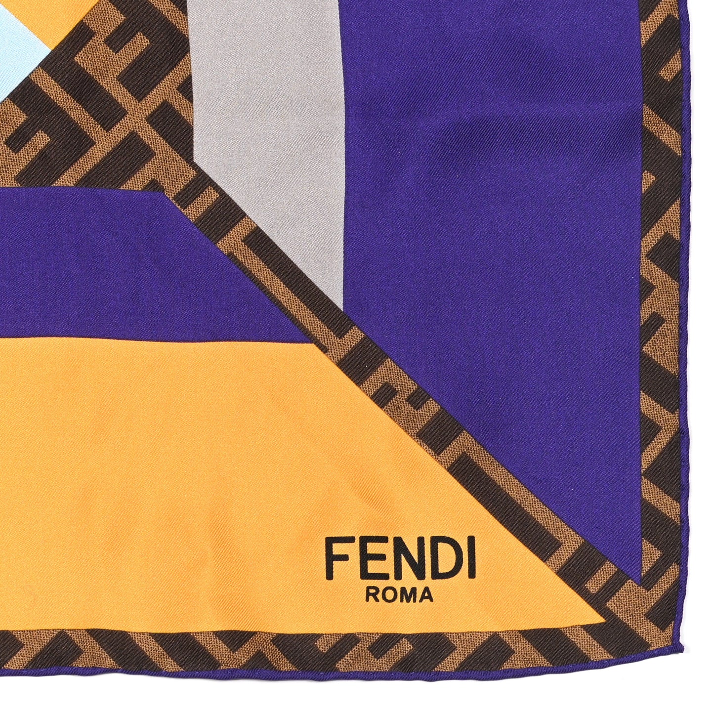 Silk FF Scarf Multicolor