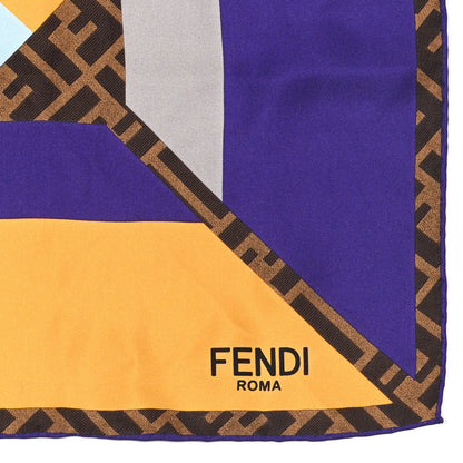 Fendi Silk FF Scarf Multicolor 2 of 3