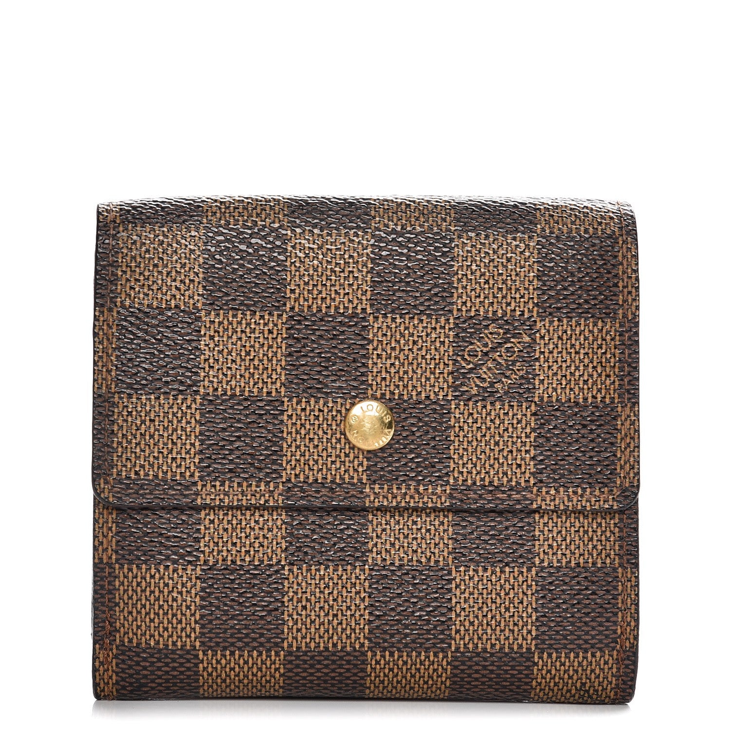 Louis Vuitton Damier Ebene Elise Wallet 1 of 9