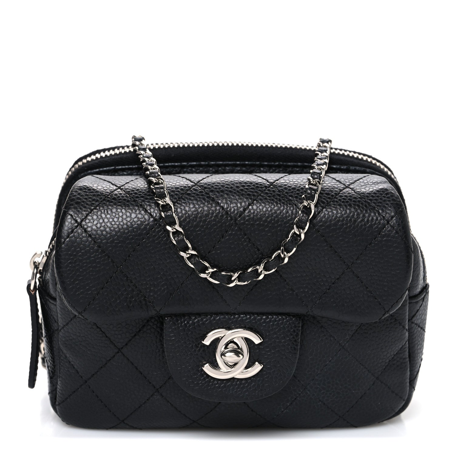 Chanel Caviar Quilted New Mini Flap Black 1 of 10