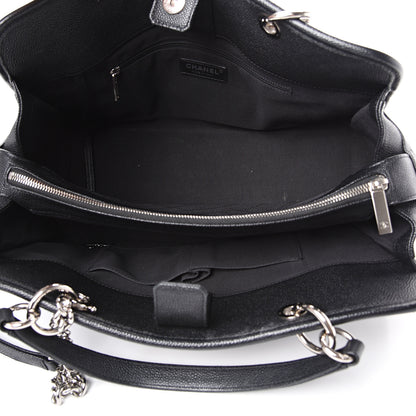 Chanel Caviar Stitched Shopping Tote Black 5 of 14
