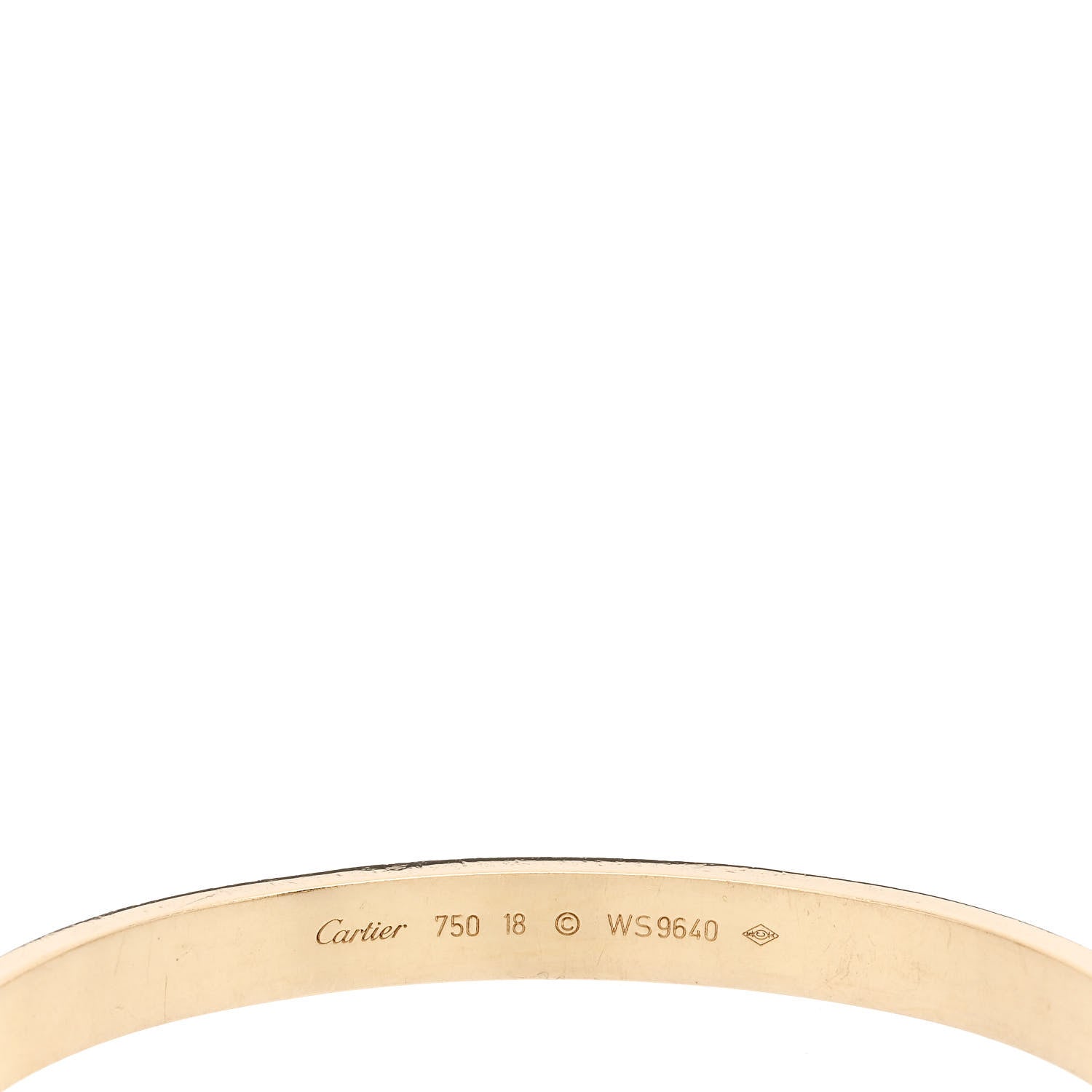 Cartier 18K Yellow Gold LOVE Bracelet 18 4 of 6