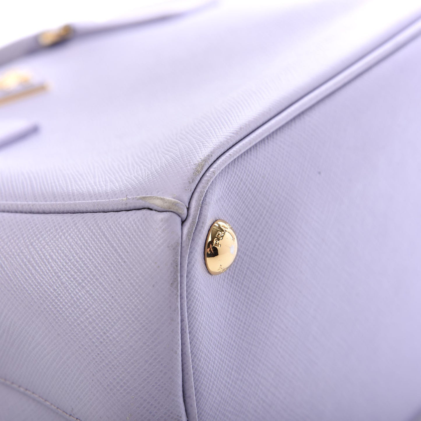 Saffiano Small Galleria Double Zip Tote Glicine