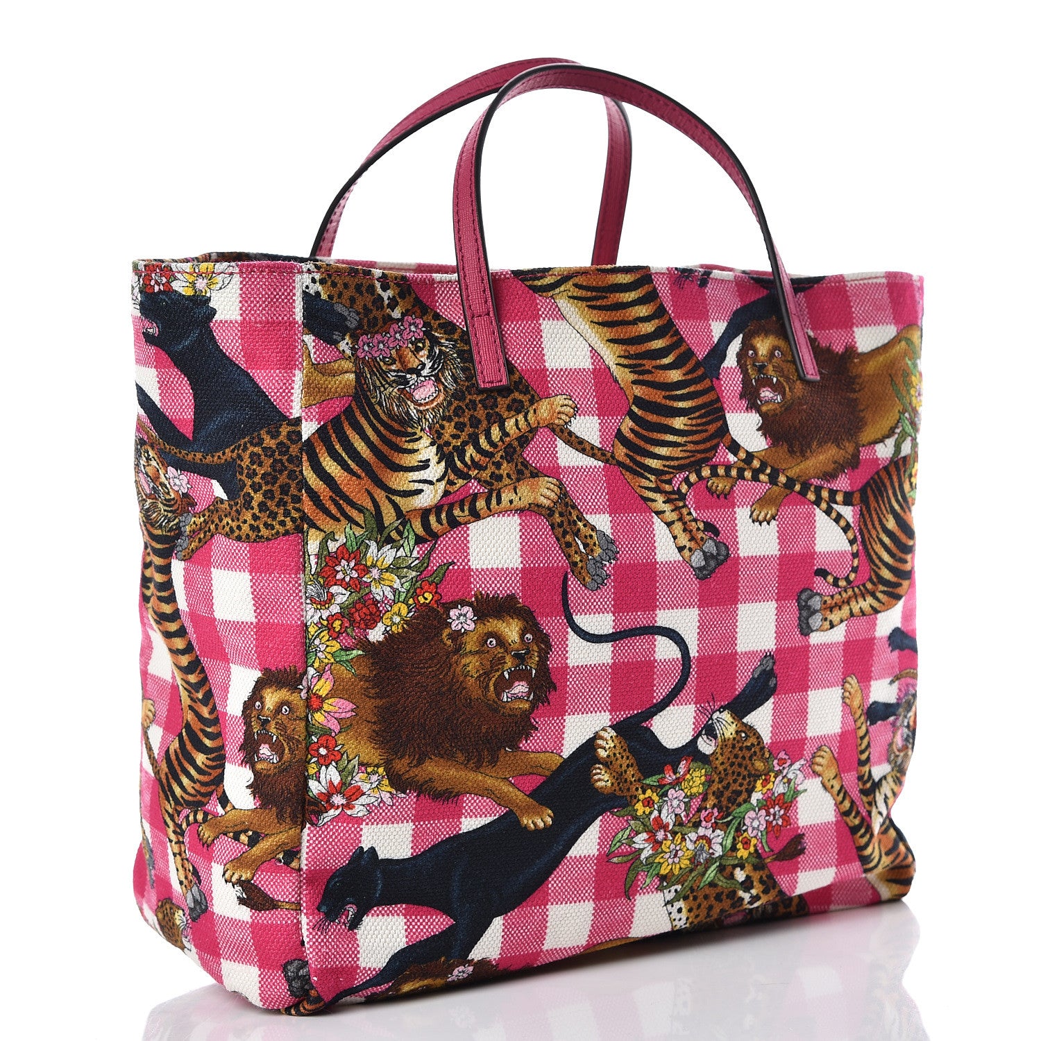 Gucci Canvas Kids Tiger Print Tote Multicolor 3 of 10