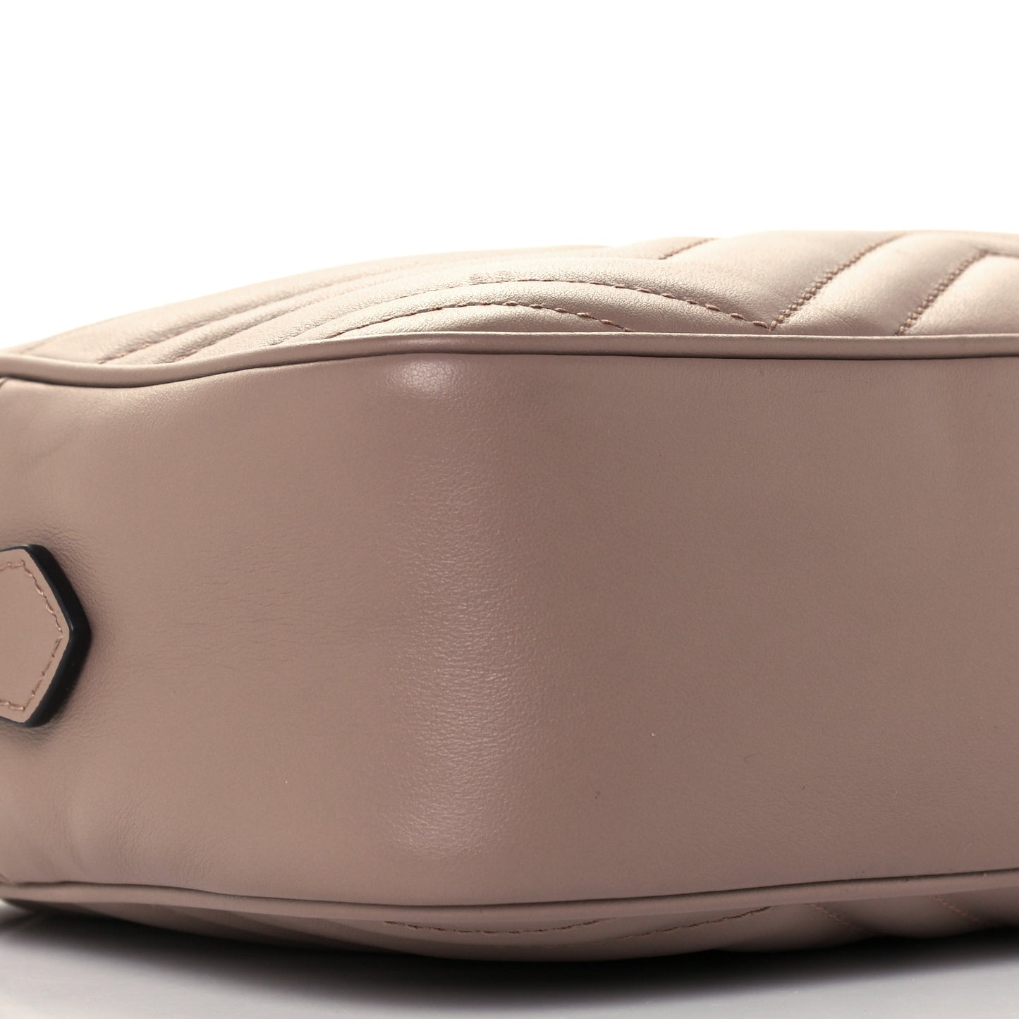 Calfskin Matelasse Small GG Marmont Chain Shoulder Bag Porcelain Rose